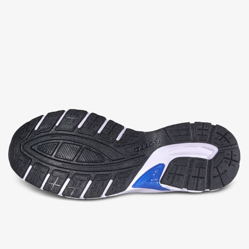 Strapazierfähige und rutschfeste Laufsohle mit stoßdämpfenden Eigenschaften in modernem Design