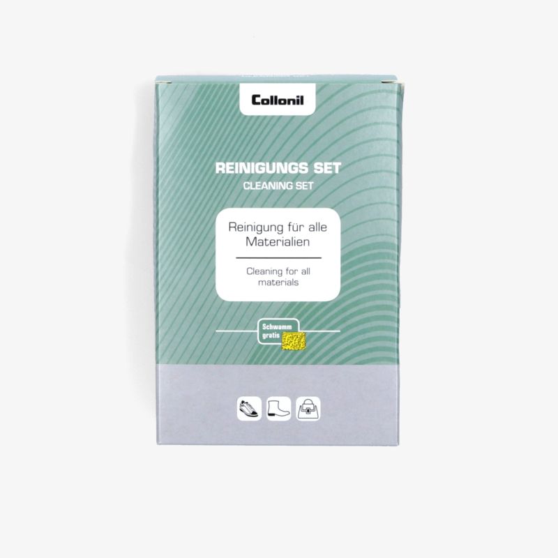 Collonil Reinigungsset zur effektiven und einfachen Pflege verschiedener Materialien in praktischer Verpackung