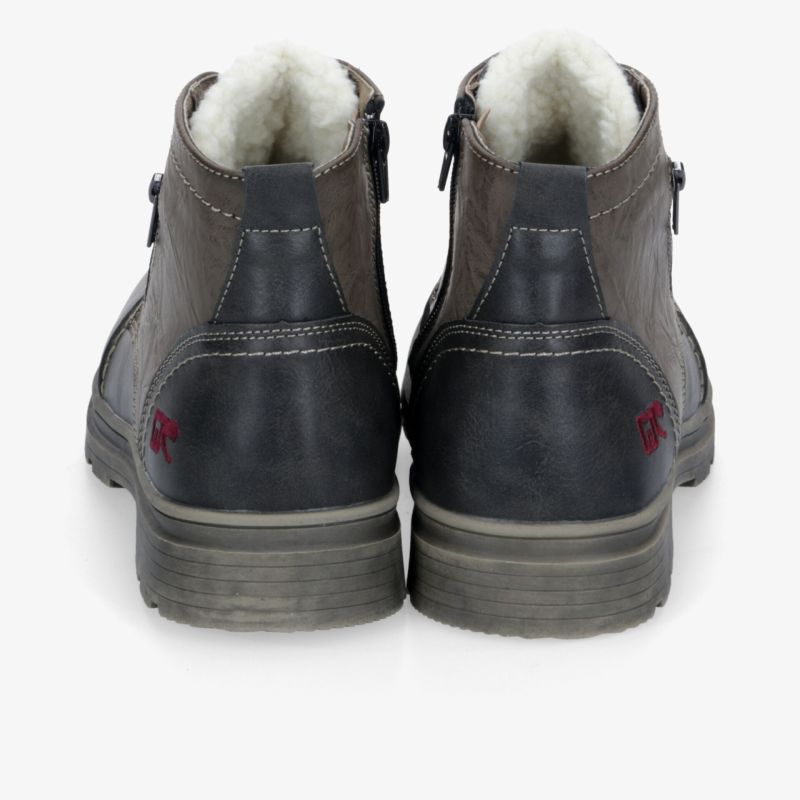 Robuste Winterstiefel mit warmem Innenfutter und praktischem Reißverschluss, komfortabel und strapazierfähig