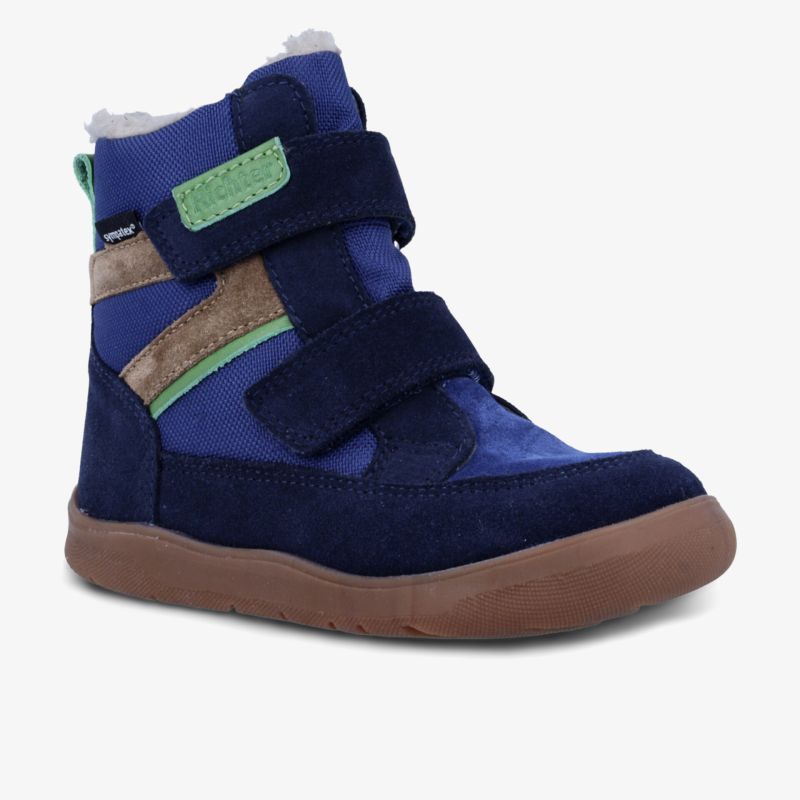 warmer Schuh mit Klettverschluss und robuster, rutschfester Sohle für bequemen Tragekomfort
