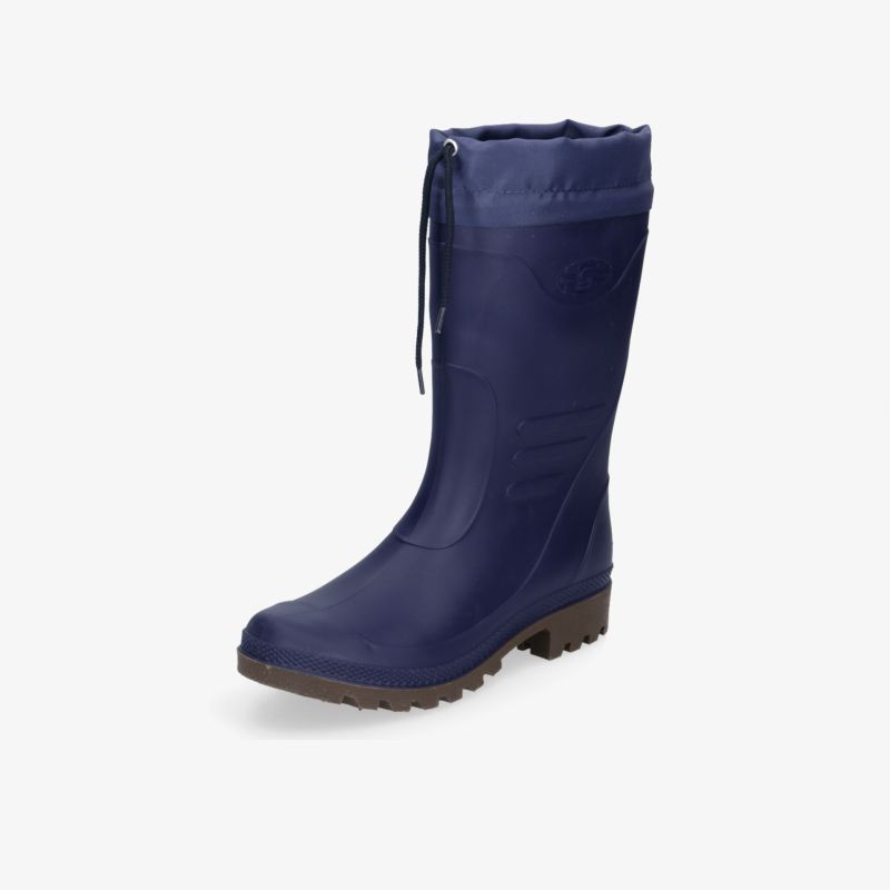 Wasserdichter Gummistiefel mit hohem Schaft und robuster, rutschfester Sohle für nasse Bedingungen