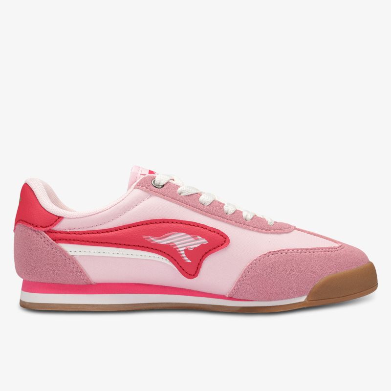 Leichter Sneaker mit atmungsaktivem Material und stylischem Design, seitliche Ansicht