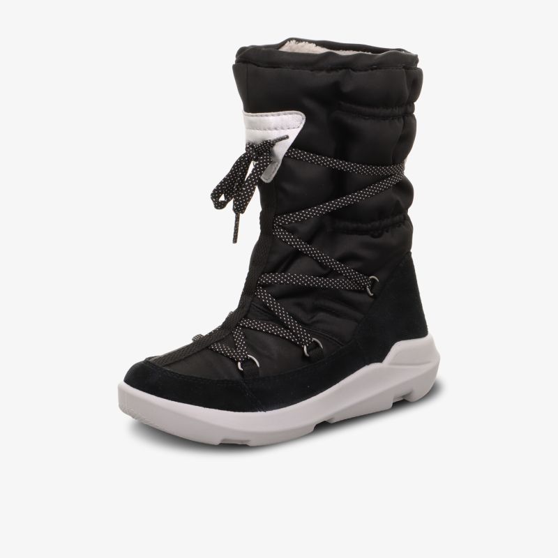 Stylischer Winterstiefel mit rutschfester Sohle und warmem Futter, ideal für kalte Tage.