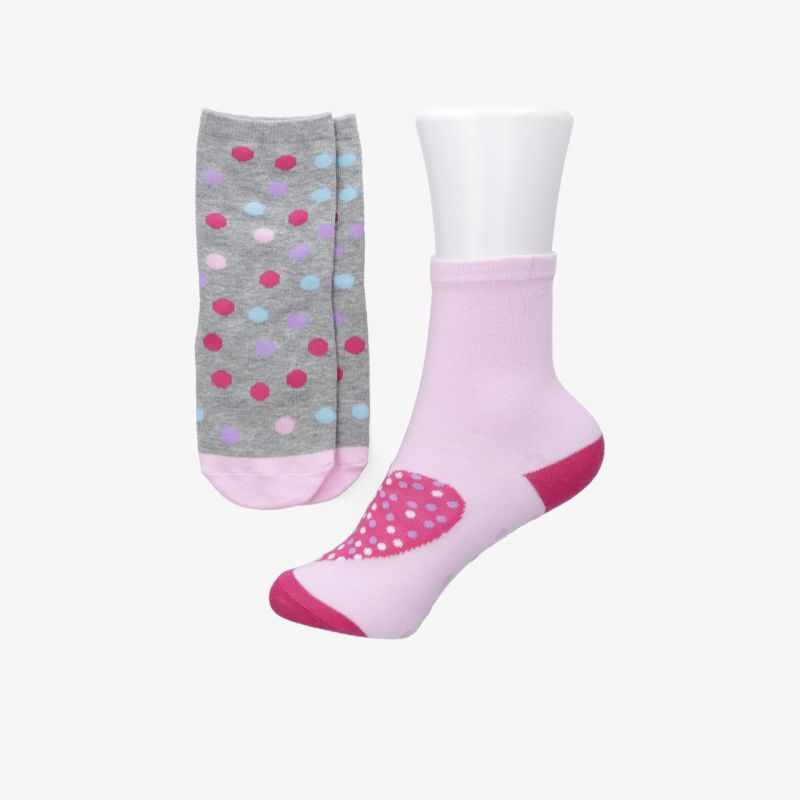 Gemütliche und atmungsaktive bunte Socken mit gepunktetem Design und elastischem Bund für optimalen Tragekomfort