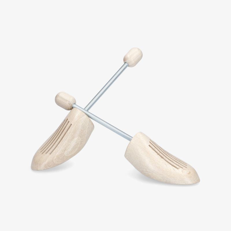 Paare von hochwertigen Holz-Schuhspannern mit verstellbarem Metallgriff zur Formstabilisierung von Schuhen