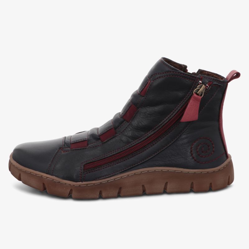 Bequemer und flexibler Sneaker mit praktischen Reißverschluss und rutschfester Sohle für Alltag und Freizeit