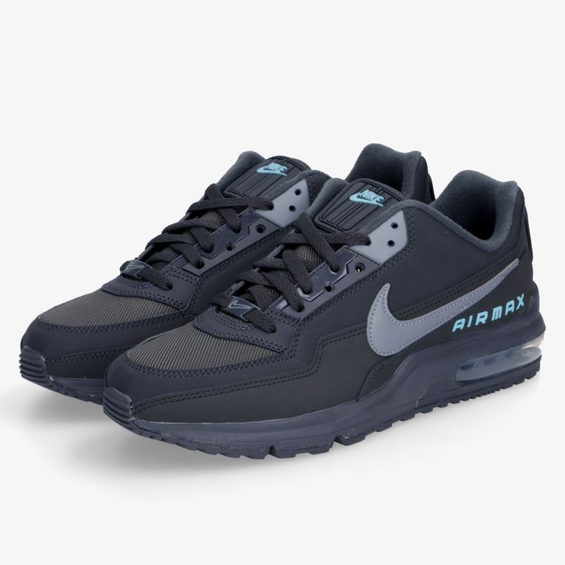Nike Air Max Schuh in schwarz mit türkis Details, atmungsaktiv, stoßdämpfend und bequeme Passform
