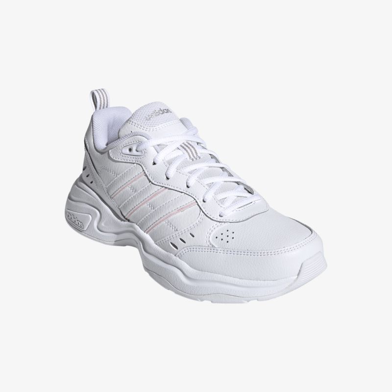 Moderner weißer Sneaker mit robuster Sohle und sportlichem Design, ideal für diverse Aktivitäten und Gelegenheiten