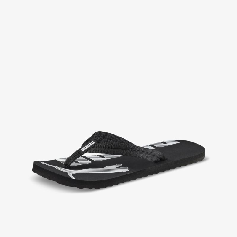 Schwarzer bequemer Flip Flop mit rutschfester Sohle und modernem Design für leichten Tragekomfort