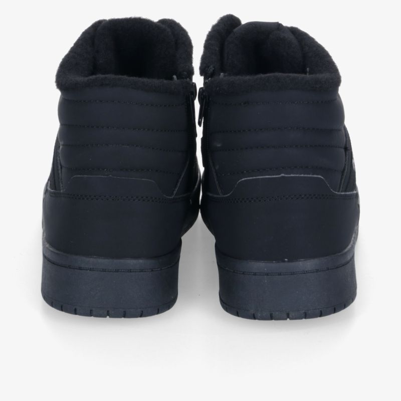 Robuste, gepolsterte Schuhe mit rutschfester Sohle und wetterfestem Material, Rückansicht