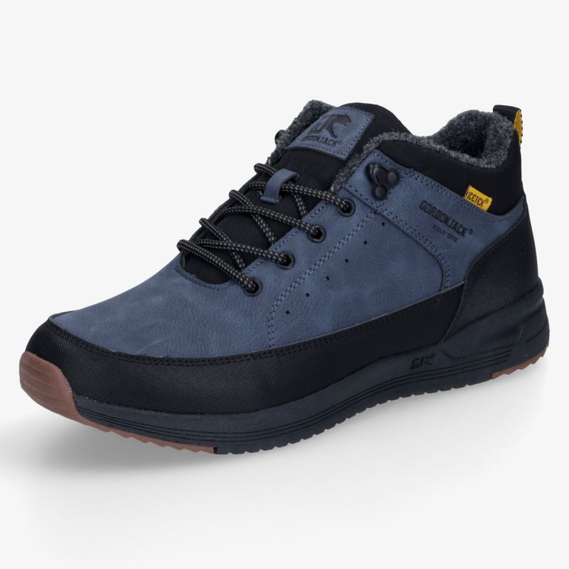 Robuster Outdoor-Schuh in Dunkelblau mit griffiger Profilsohle, gepolstertem Schaft und sicherer Schnürung