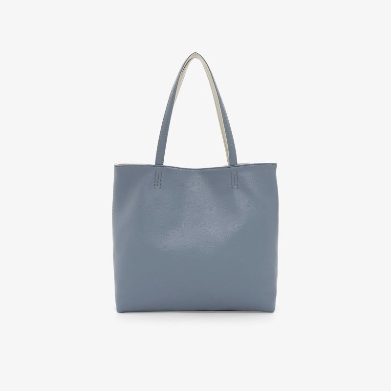 Elegante graue Tasche mit schlichtem Design und geräumigem Innenfach, stabilen Tragegriffen und hochwertiger Oberfläche