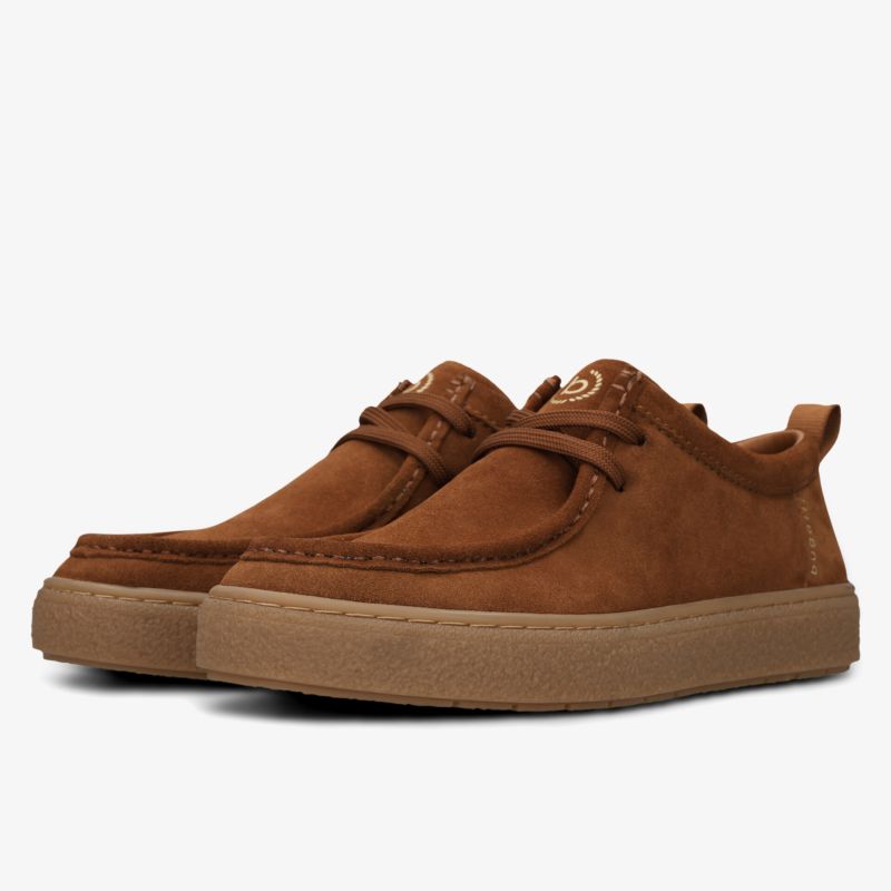 Schuhe in braun mit robuster Gummisohle und komfortablem Schnitt für den bequemen Alltag