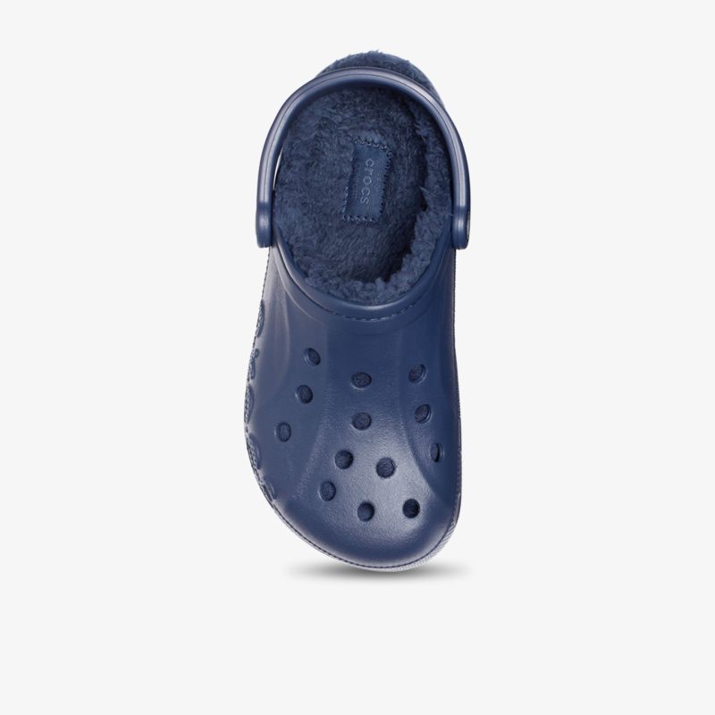 Bequeme blaue Clogs mit weichem Innenfutter und rutschfester Sohle, ideal für den täglichen Gebrauch.