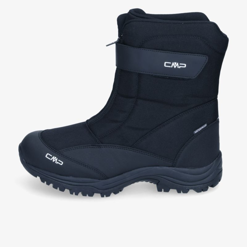 Robuster Winterstiefel mit wasserdichter Oberfläche, isolierender Polsterung und rutschfester Sohle für sicheren Halt