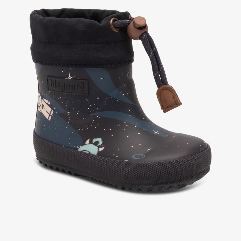 Kinder Winterstiefel mit verstellbarem Kordelzug und griffiger rutschfester Sohle, warm und wasserdicht