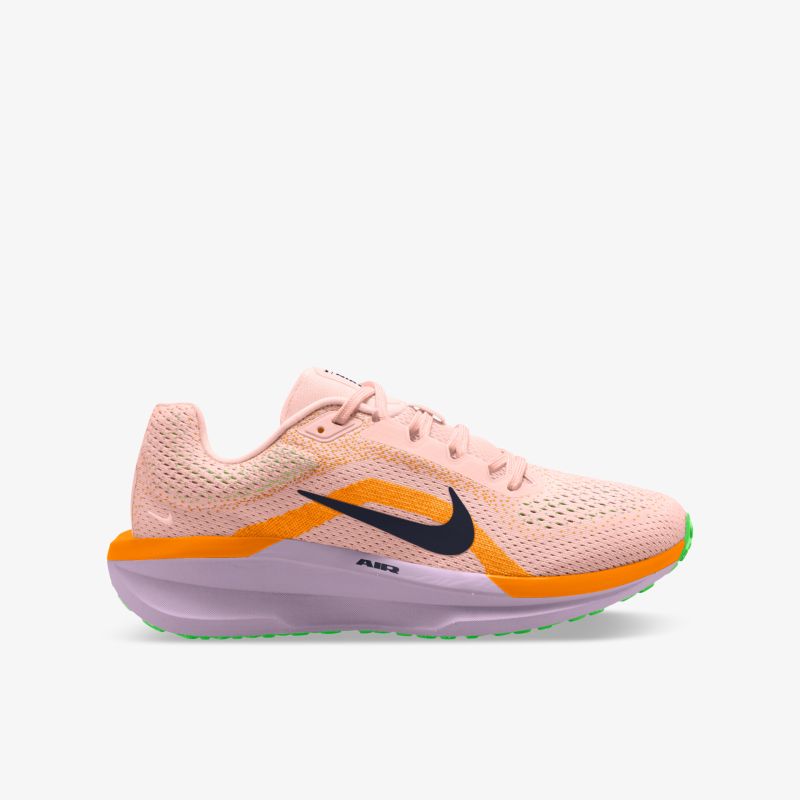 Leichter atmungsaktiver Laufschuh in Rosa mit stabiler, gedämpfter Sohle für hohen Komfort