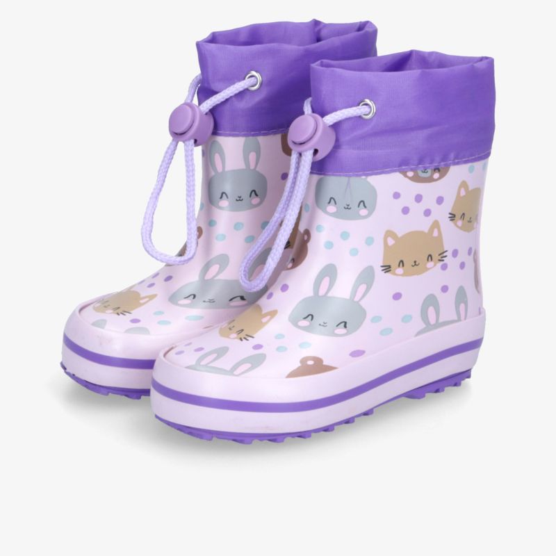 Wasserdichte bunte Gummistiefel mit warmem Futter und rutschfester Sohle für sicheren und komfortablen Tragekomfort