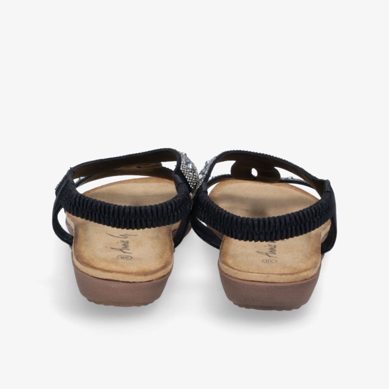 Bequeme Sandalen mit gepolsterter Innensohle und stabilem Fersenriemen, ideale leichte Sommerschuhe