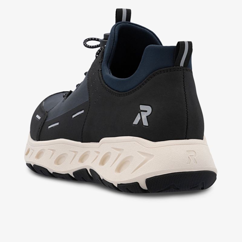 Moderner Schuh mit robustem Schaft und komfortabler Profilsohle, ideal für Alltag und Sport