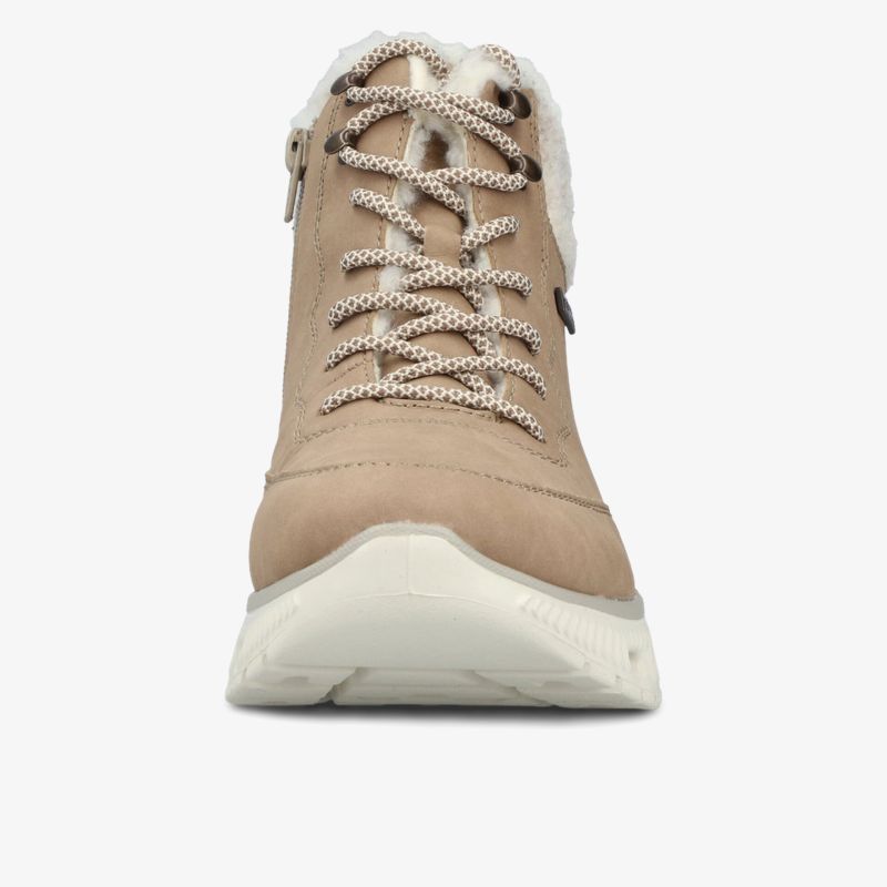 Wasserdichter, warm gefütterter Winterschuh mit rutschfester Profilsohle und robustem Schnürdesign, Komfort und Stabilität