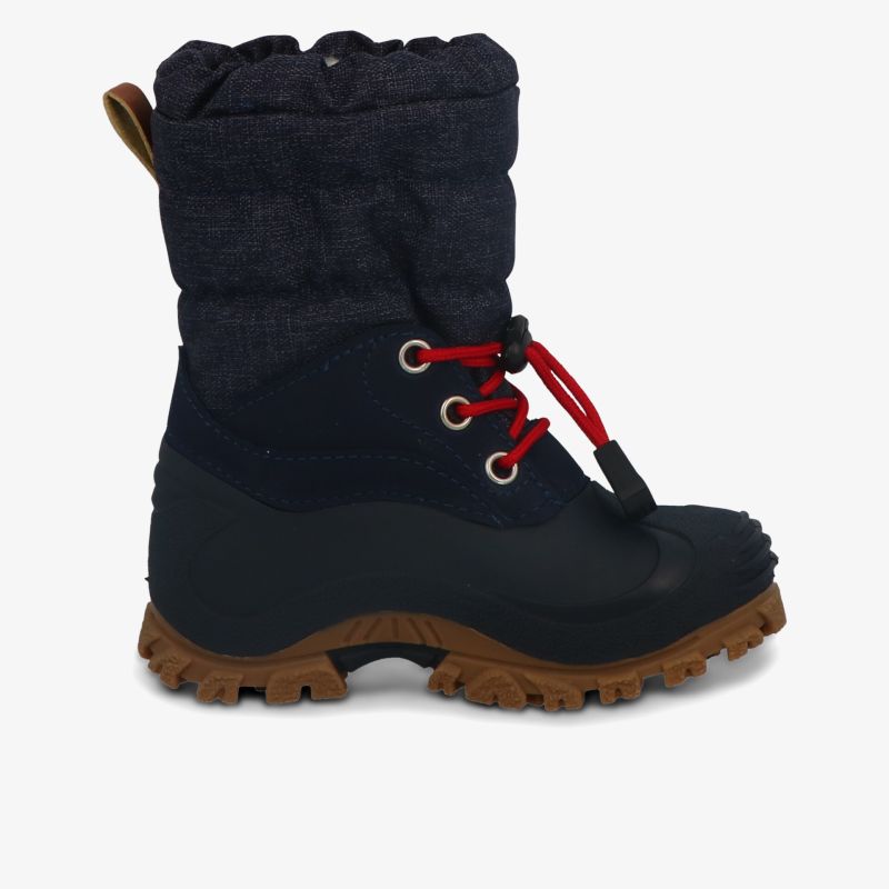Robuster Winterstiefel mit warmer Isolierung, wasserdichtem Material und rutschfester Sohle für sicheren Halt