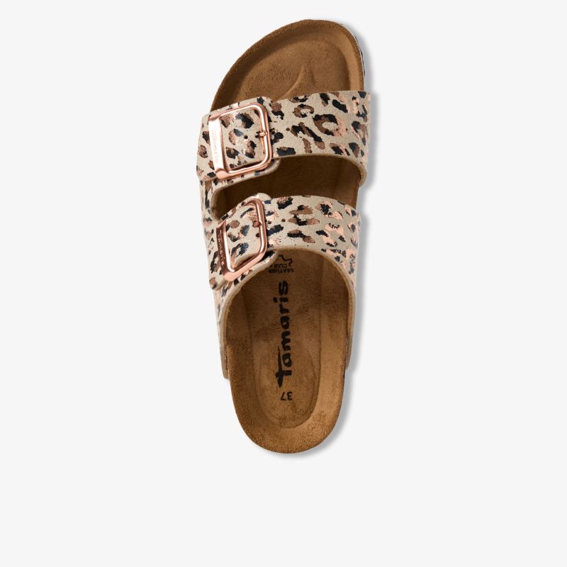 Bequeme Sandale mit verstellbaren Schnallen und weichem Fußbett, ideal für angenehmes Tragen