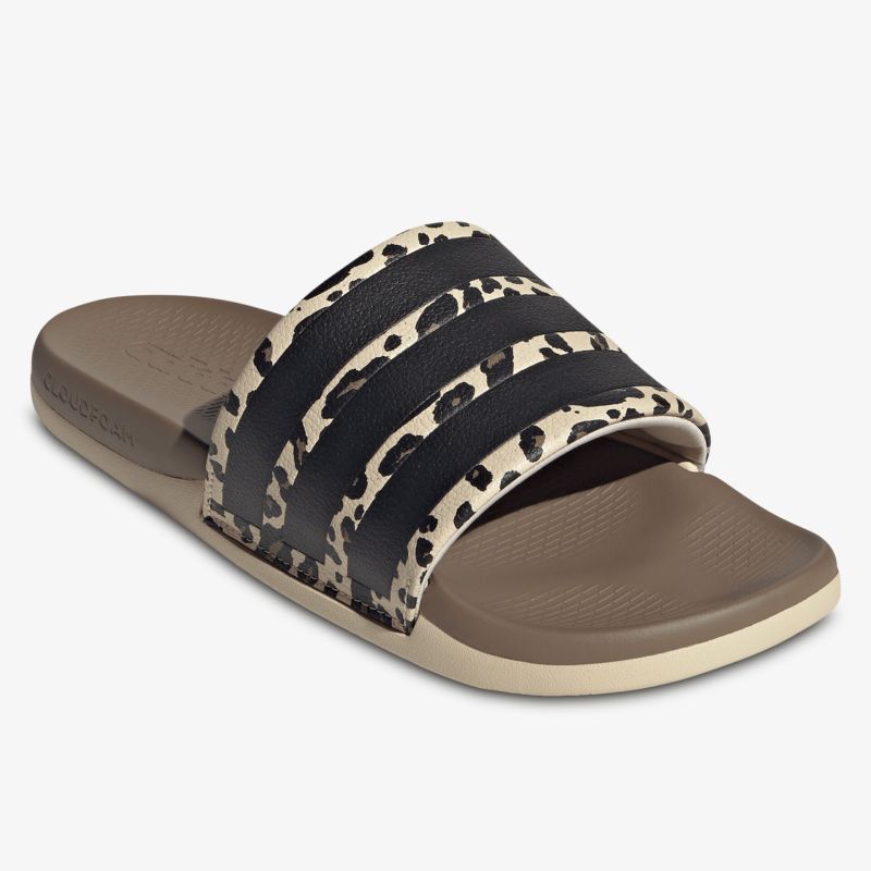 Bequemer, gepolsterter und modischer Offener Schuh mit Leopardenmuster und rutschfester Sohle