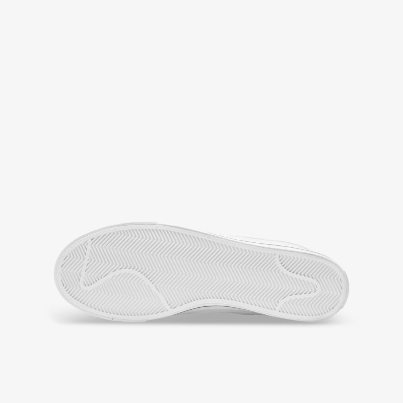 Weiße Schuhsohle mit bequemem Design, rutschfest und strapazierfähig für optimalen Halt bei jedem Schritt