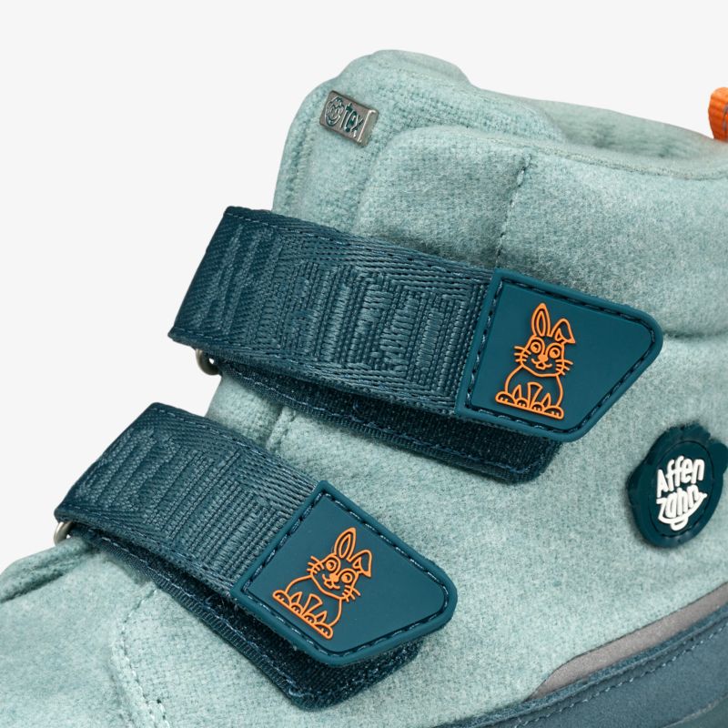 Warmer Winterstiefel mit bequemen Klettverschlussriemen und weichem Innenfutter für kalte Tage