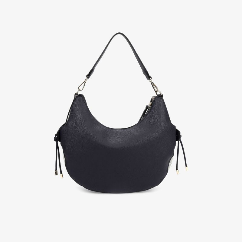 Elegante schwarze Tasche mit einem klassischen Design und praktischer Handhabung, ideal für den täglichen Gebrauch.