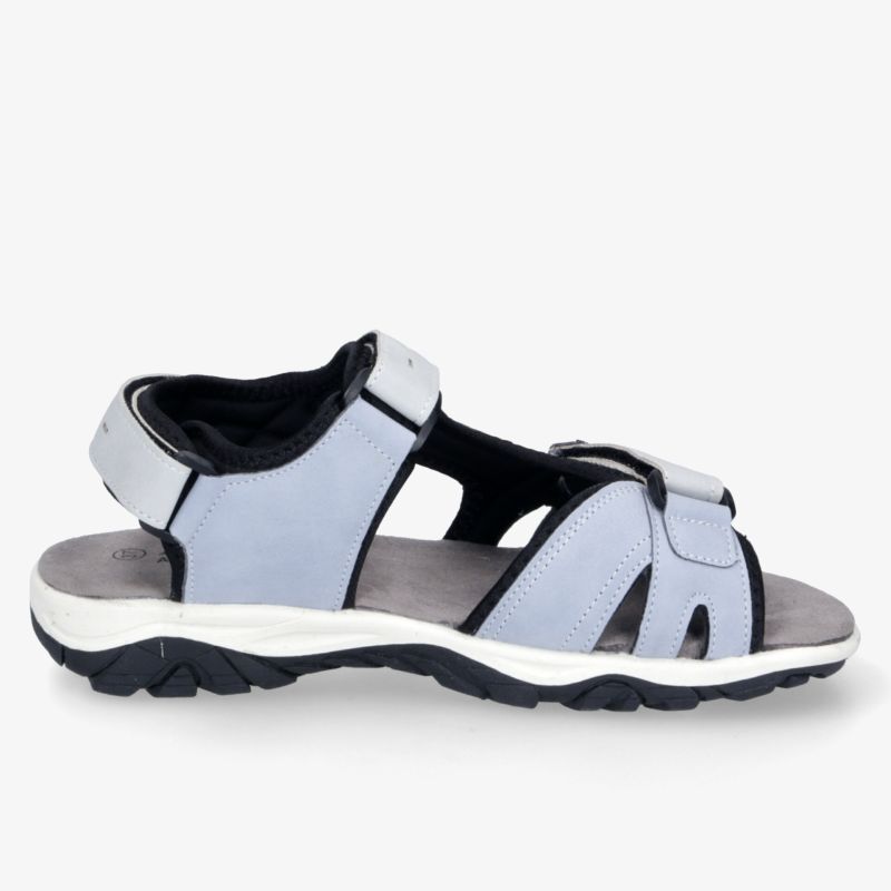Moderner leichter Sandalenschuh mit verstellbaren Klettverschlüssen und rutschfester, stoßdämpfender Sohle
