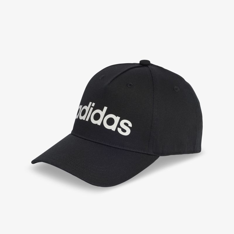 Schwarze adidas Baseballcap mit Logo, ideal für Freizeit und Sport. Stilvoller und vielseitiger Begleiter.
