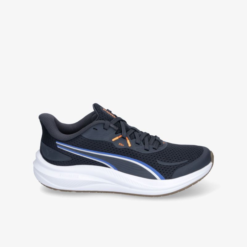 Leichter und atmungsaktiver Sportschuh mit gepolsterter Innensohle und rutschfester, flexibler Laufsohle in Schwarz