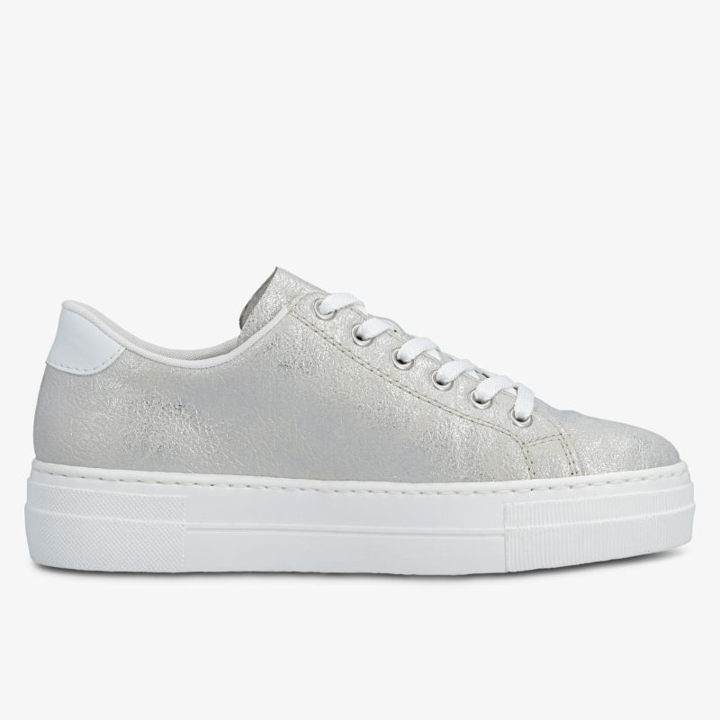 Elegante Sneaker in Weiß mit bequemer Sohle und modernem Design, ideal für Freizeit und Alltag.