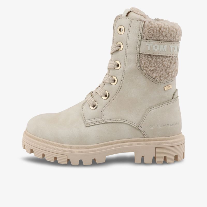 Robuster Winterstiefel mit warmem Futter und rutschfester Sohle, ideal für kalte Jahreszeiten
