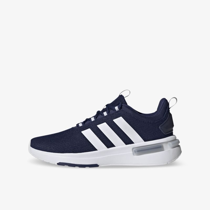 Moderner blauer Sportschuh mit weißer Sohle und bequemem Design für vielseitige Aktivitäten.