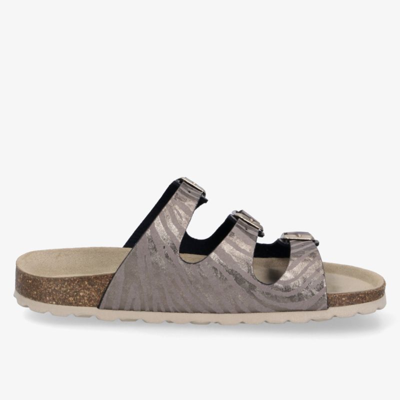 Bequeme Sandale mit verstellbaren Riemen und weichem Fußbett für legeren, komfortablen Tragekomfort