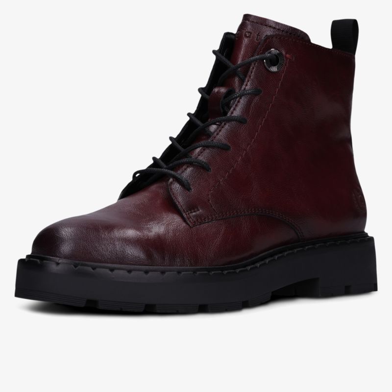 Hochwertiger Stiefel aus Leder mit robuster Sohle und schnürbarem Verschluss für optimalen Halt