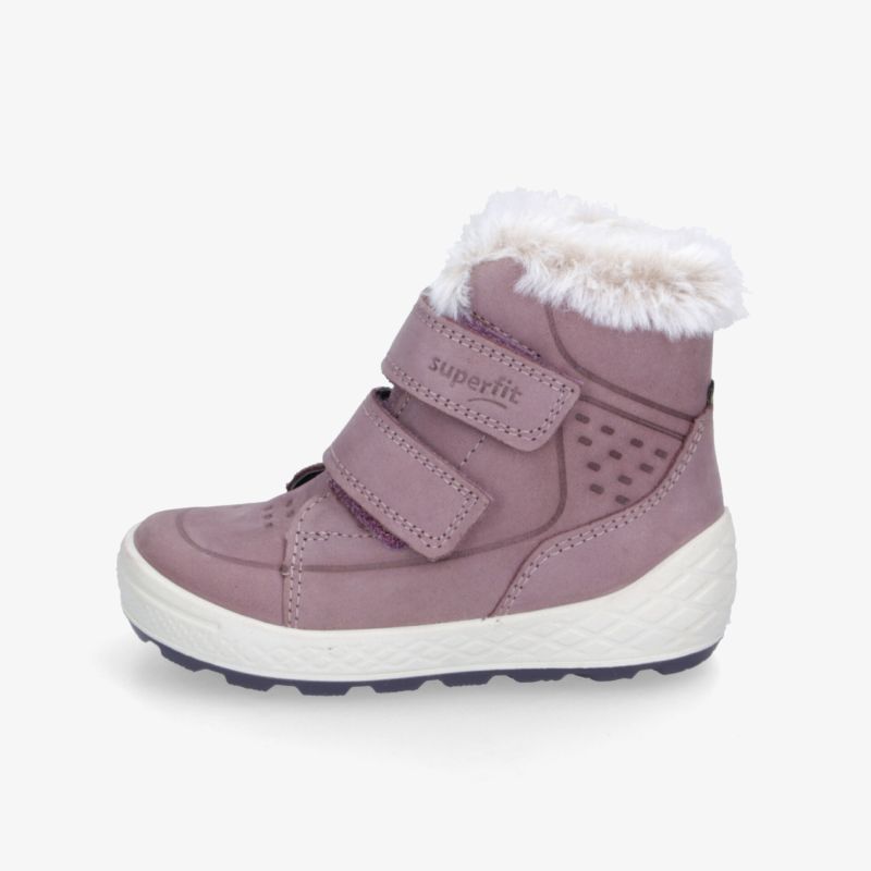 Warmer Winterstiefel mit flauschigem Innenfutter und robustem Klettverschluss für optimalen Komfort und Schutz