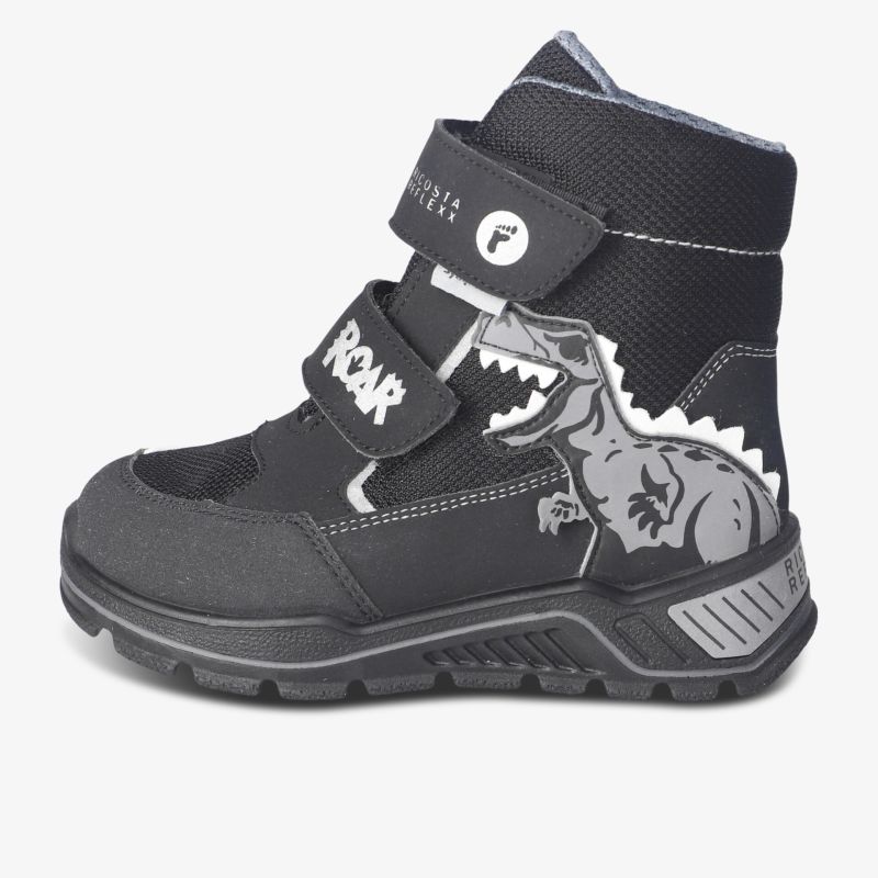 Robuster Kinderschuh mit praktischem Klettverschluss und gepolstertem Schaft für optimalen Komfort