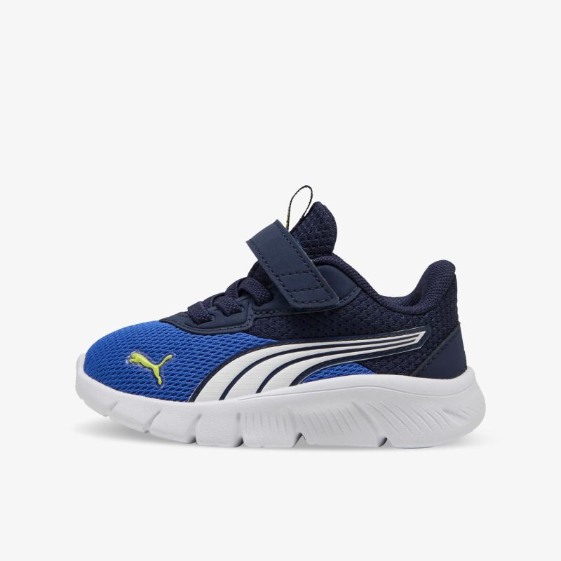 Leichter Sportschuh in Blau und Weiß mit flexibler Sohle und klettverschluss für hohen Tragekomfort