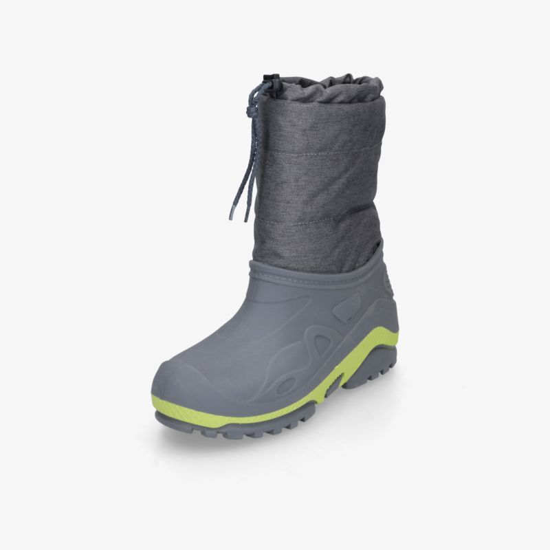 Robuster winterlicher Stiefel mit wasserdichter Oberfläche und rutschfester Sohle für warme und sichere Schritte