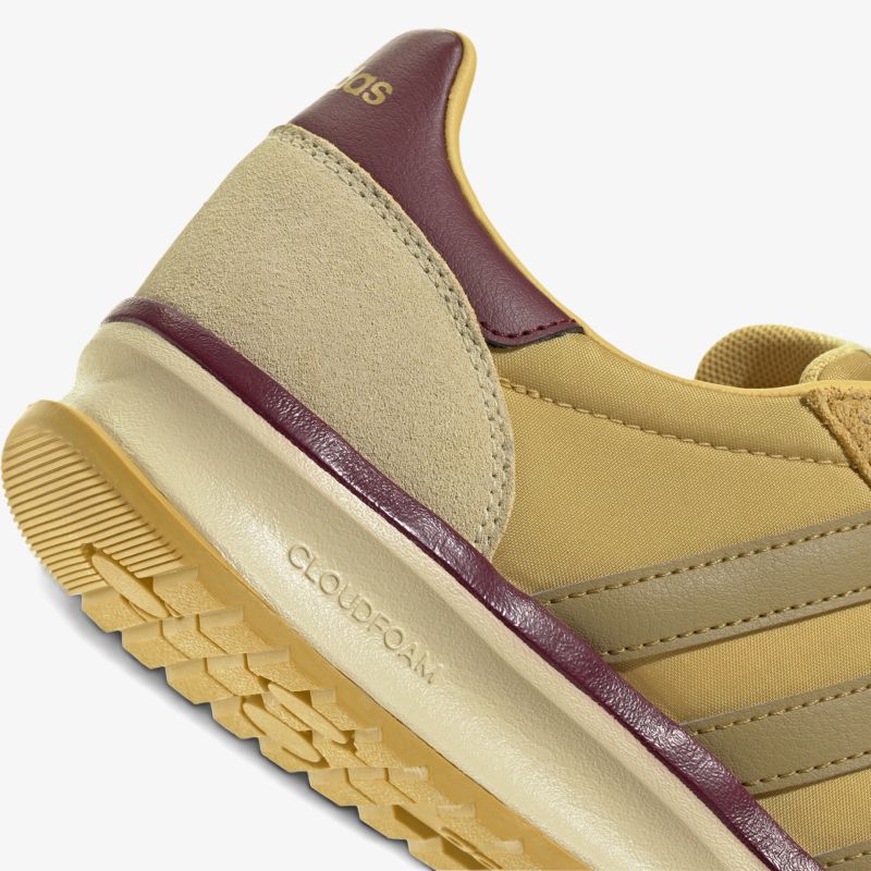 Bequemer Sportschuh mit strapazierfähigem Obermaterial und gedämpfter, rutschfester Sohle in Beige und Braun