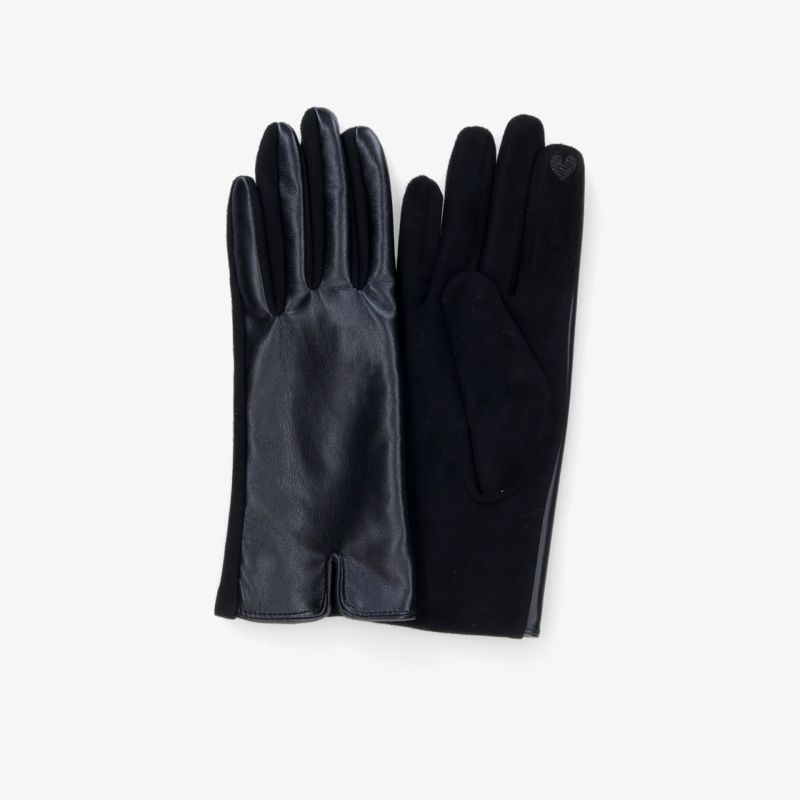 Elegante schwarze Handschuhe mit weichem Material, komfortabel und vielseitig geeignet für kühle Tage