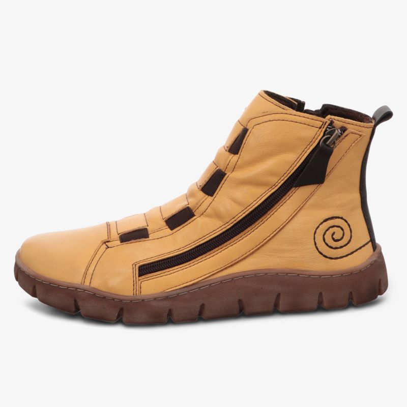 Bequemer Schuh mit seitlichem Reißverschluss und flexibler rutschfester Sohle für sicheren Halt und Komfort