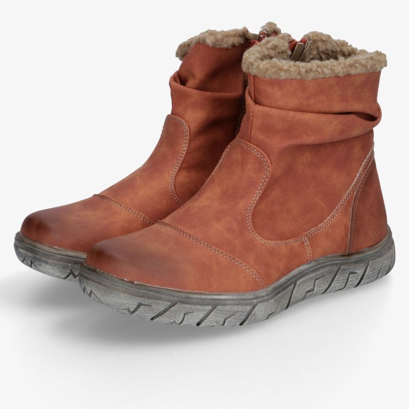 Warme Winterstiefel mit weichem Fellfutter und rutschfester Sohle für bequemen und sicheren Halt