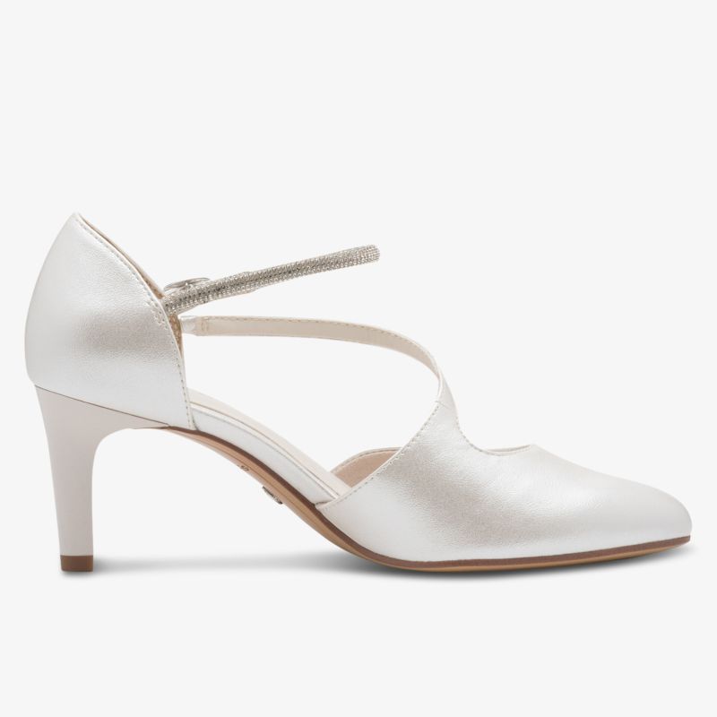 Eleganter Pumps mit mittelhohem Absatz und feinem Obermaterial für stilvollen Auftritt