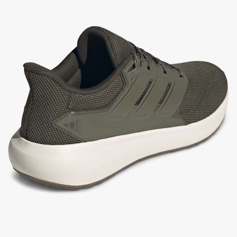 Moderner, atmungsaktiver Schuh mit bequemer Passform und flexibler, langlebiger Sohle in seitlicher Ansicht