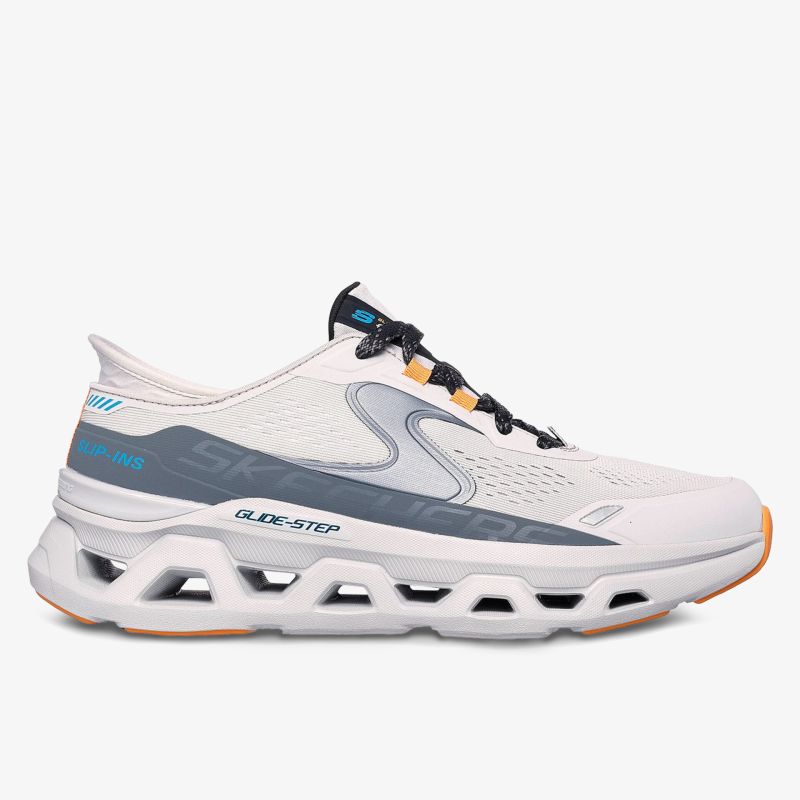 Moderner Sportschuh mit hervorragender Dämpfung und atmungsaktivem Design in Weiß.